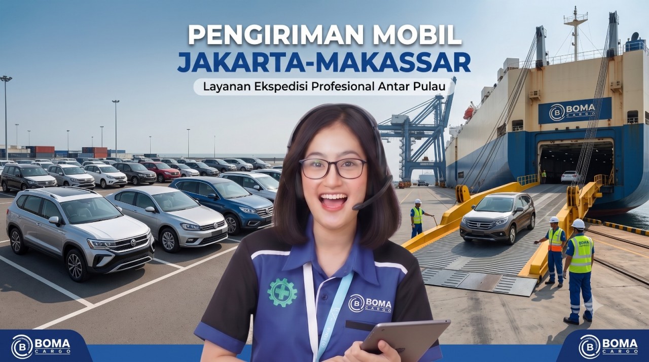Jasa Pengiriman Mobil Jakarta Makassar Terbaik & Berasuransi – Boma Cargo