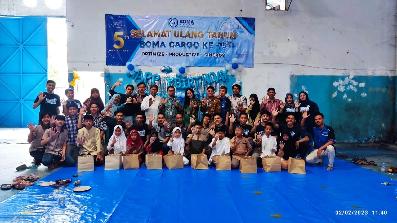 MEMPERINGATI HARI JADI BOMA CARGO YANG KE-5